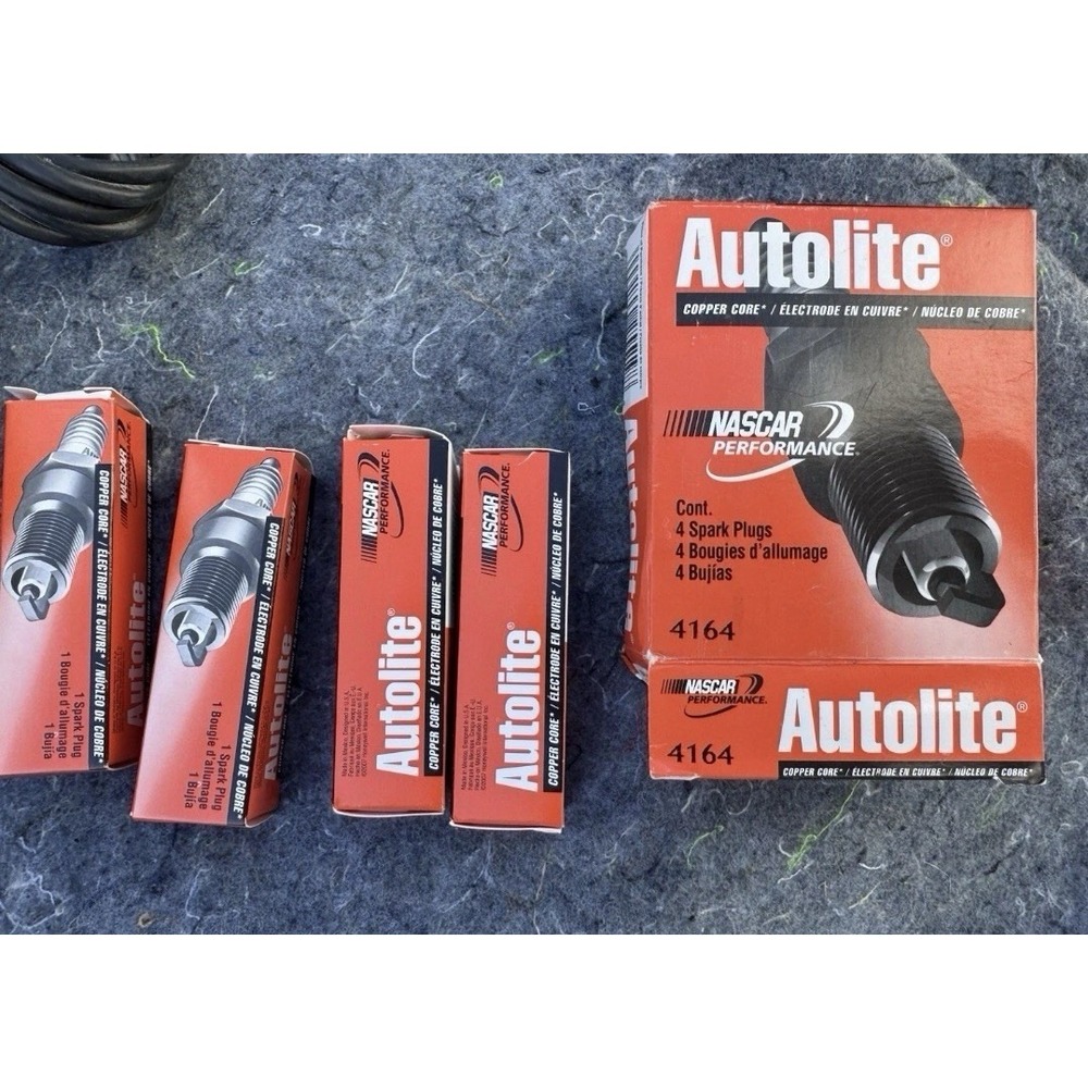 Autolite 4164 Copper Core spark plugs, officially licensed by NASCAR Performance
